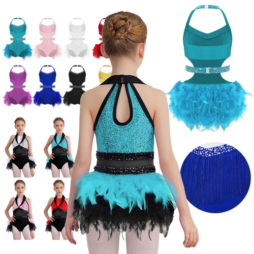 Body bambina piuma danza