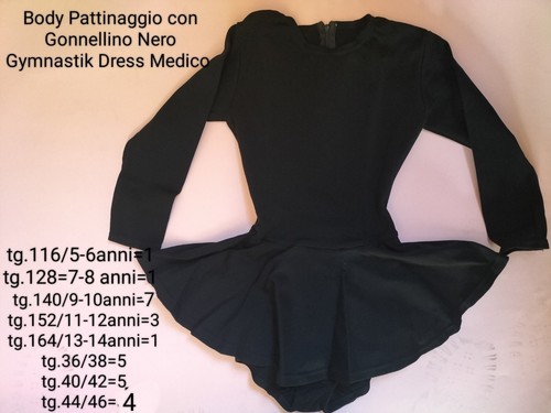 Body pattinaggio gonnellino - body,